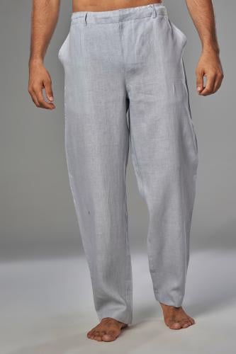 بنطلون كتان سماوي