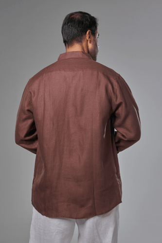 قميص موكا - mocha mousse shirt