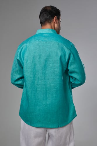 قميص رجالي كتان فلورسنت - Fluorescent shirt