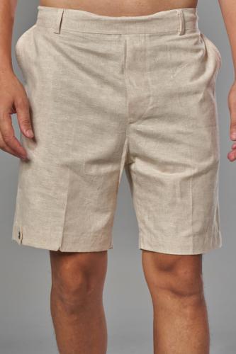 شورت كتان رجالي كاريه بيج