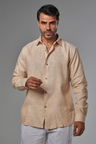 قميص كريم بورليه - Creme brulee shirt