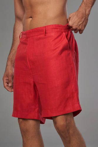 شورت أحمر بطيخي