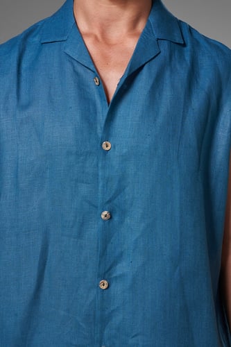 كت ازرق كلاسيكي