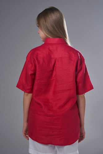 قميص فوشي قميص نص كم نسائي