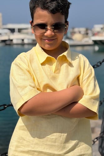 بولو أصفر أطفال