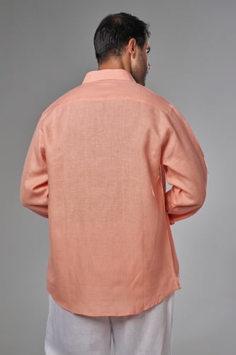 قميص خوخي فاتح