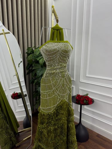 فستان سهره المقاسات من واحد لين خمسه من اسمول لين...