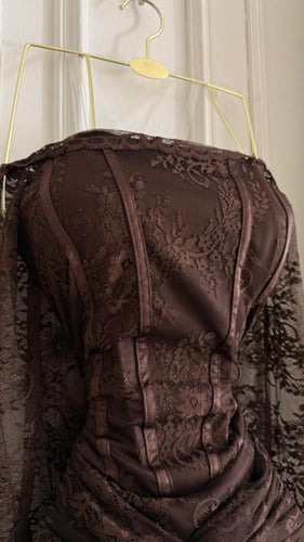 فستان ناعم خامه دانتيل المقاسات من واحد لين سته من...