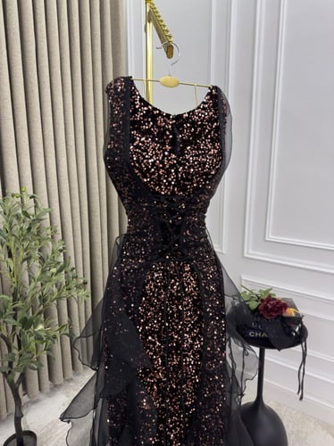 فستان سهره القماش؛ ترتر اصلي درجه اولى على جزار ال...