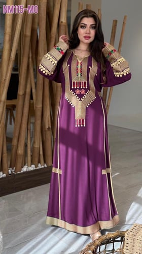 جلابيه عسيري تطريز .. تطريز امام و جوانب و اكمام م...