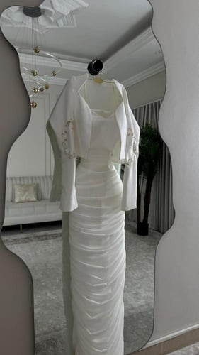 فستان ناعم أنيق المقاسات من واحد لين خمسه من اسمول...