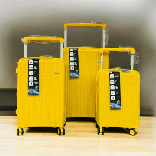 طقم شنط سفر فاخر 3 قطع تصميم قوي وفاخر مقاوم للكسر...