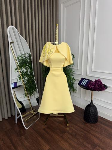 فستان انيق باربي تطريز يدوي المقاسات بالرقم 1-2-3-...