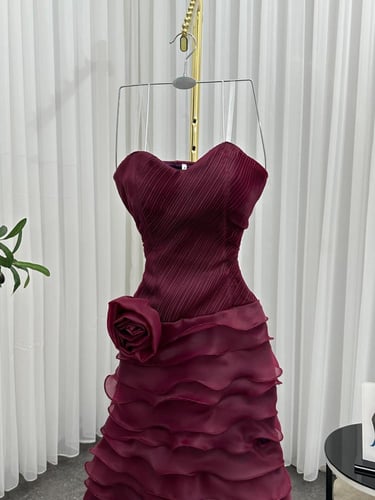 فستان سهره أنيق الخامه : اورجنزا + كسرات بليسيه ال...