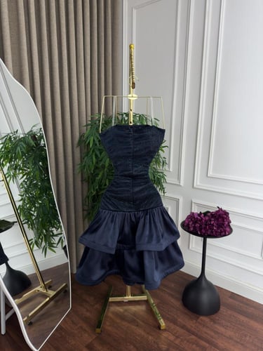 فستان سهره تفته تطريز كلفه المقاسات بالرقم 1-2-3-4...