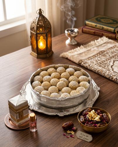 صحن معمول العيد – دائري