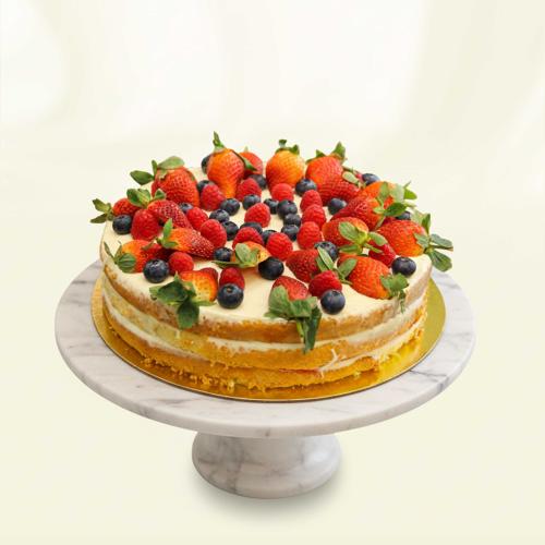 كيكة الفواكه