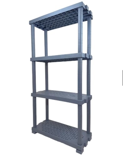 وحدة رفوف بلاستيك مقوئ 40×90×184