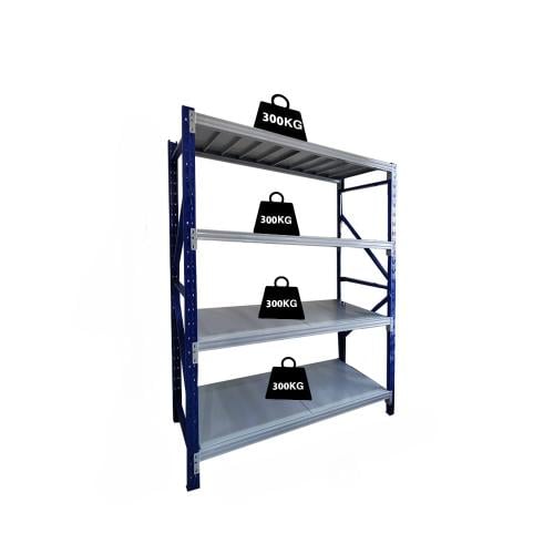 رفوف تخزين متوسطة التحمل 200x150x60cm