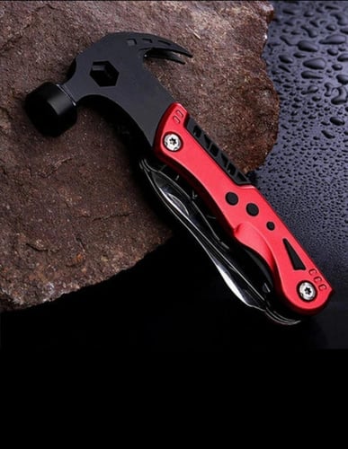 شاكوش متعدد الاستخدامات للتخييم ( 12 في 1 )