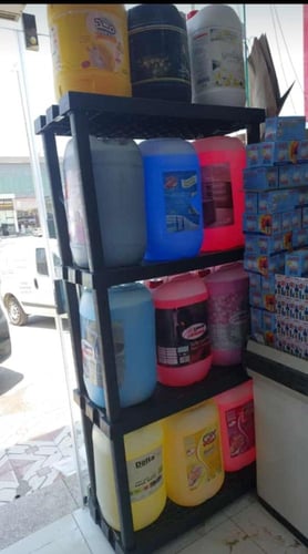 وحدة رفوف بلاستيك مقوئ 40×90×184