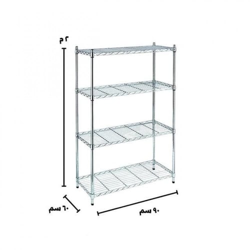 ارفف كروم مسطحة 200x90x60 سم