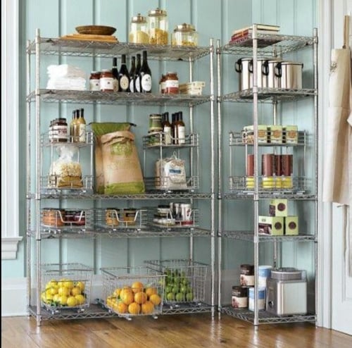 رفوف كروم 200x60x120 سم