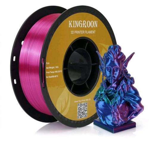 خيوط طابعة ثلاثية الأبعاد من الحرير PLA اخضر احمر...