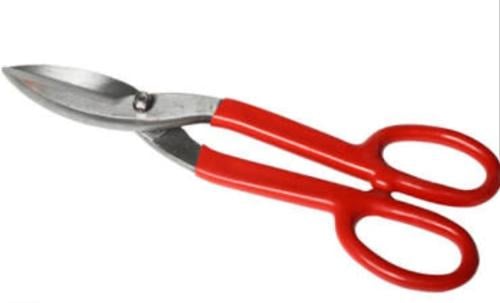 مقص صاج يد احمر الاحترافي" (Professional Red-Handl...