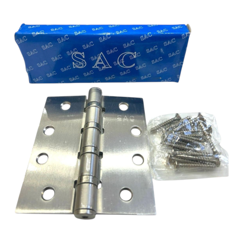 جوز مفصلات باب 3.5×4 كروم 4 رمان 3 ملي SAC صيني