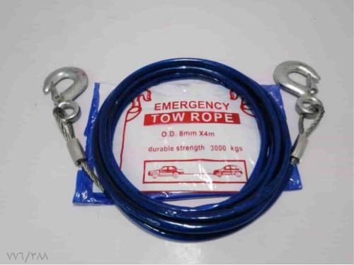 واير سحب للسيارات طول 5متر قوة سحب 3000 كيلو جرام