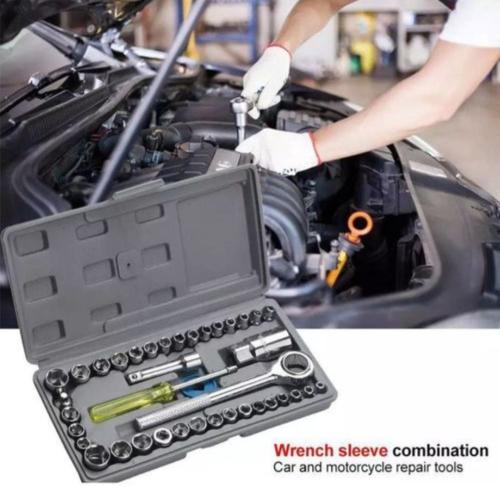 شنطة عده تماتيك متكامله للسياره تحتوي على مفاتيح ف...