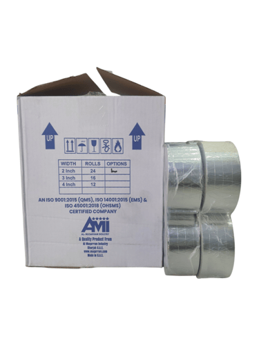 شطرطون المونيوم بدون خيط لاصق 2" اماراتي 20 يارده...