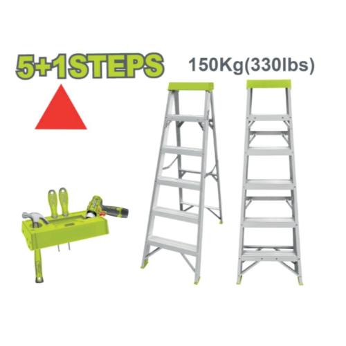 سلم مطبخ المونيوم مزدوج 5 درجات يتحمل وزن 150 كيلو...