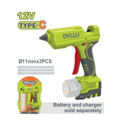 جهاز حراري لاذابة الغراء بطاريه شحن DYLLU v12 (ضما...