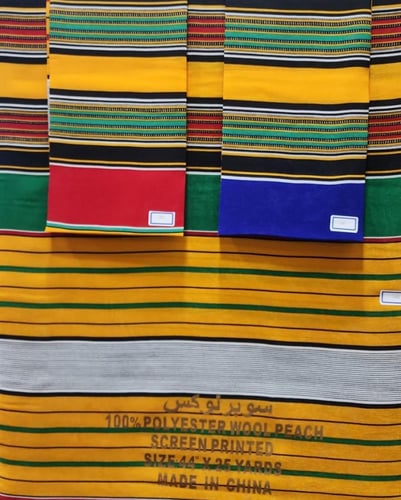 قماش بولستر 100% متعدد الالوان والديكور طول 25 يار...