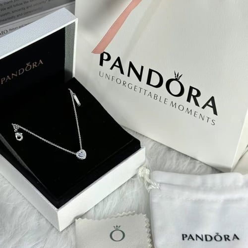 سلسال باندورا قلب كريستالي