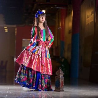 فستان اللاميه هندي و شعبي