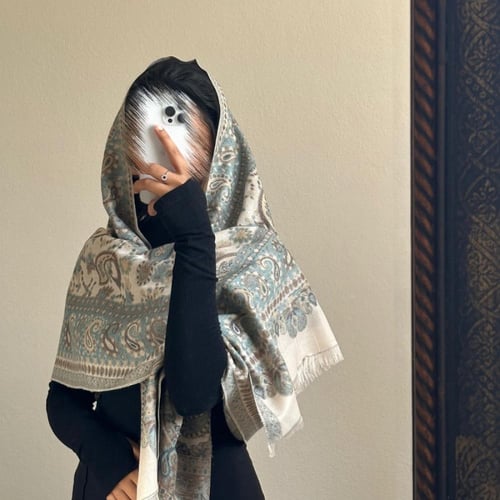 شال كشميري ملون 9