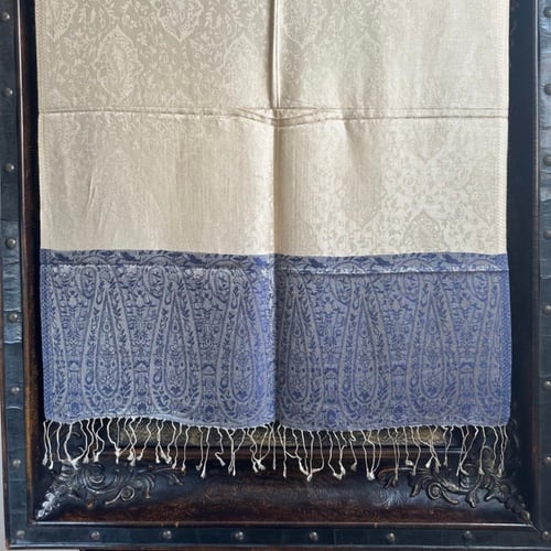 شال حرير بيج #T2