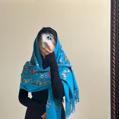 شال صوف #W15