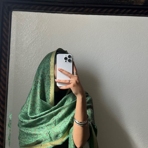 شال كشميري توركواز