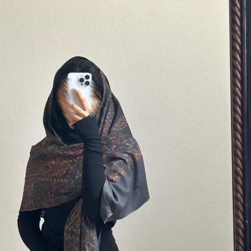 شال كشميري تطريز يدوي