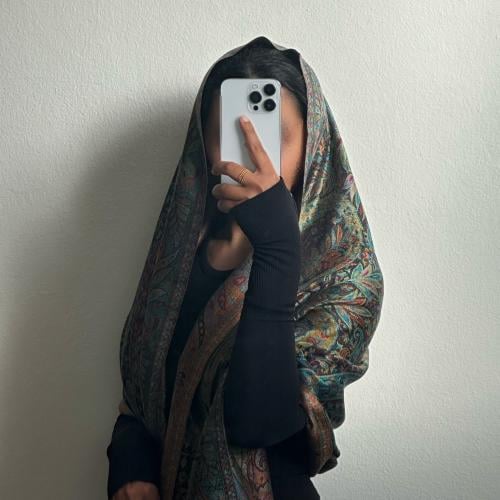 شال حرير #SS40