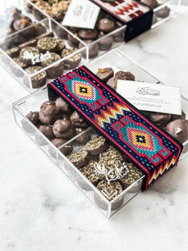 بوكس اكريلك 500 جم شكولاتة بلجيكية