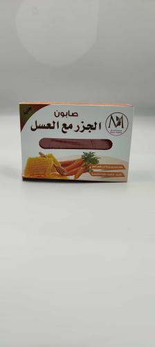 Carrot soap with honey
