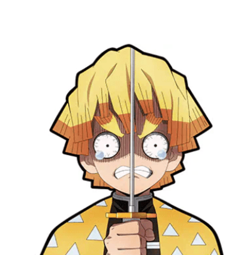 ستيكر زينيتسو ثلاثي الابعاد - Zenitsu 3D Sticker