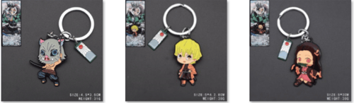 ميدالية قاتل الشياطين - Demon Slayer Keychain