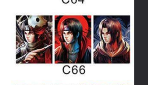 ميدالية ناروتو ثلاثية الابعاد - naruto 3D Keychain