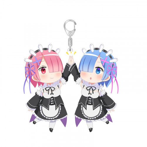ميدالية ريم و رام - Rem & Ram Keychain